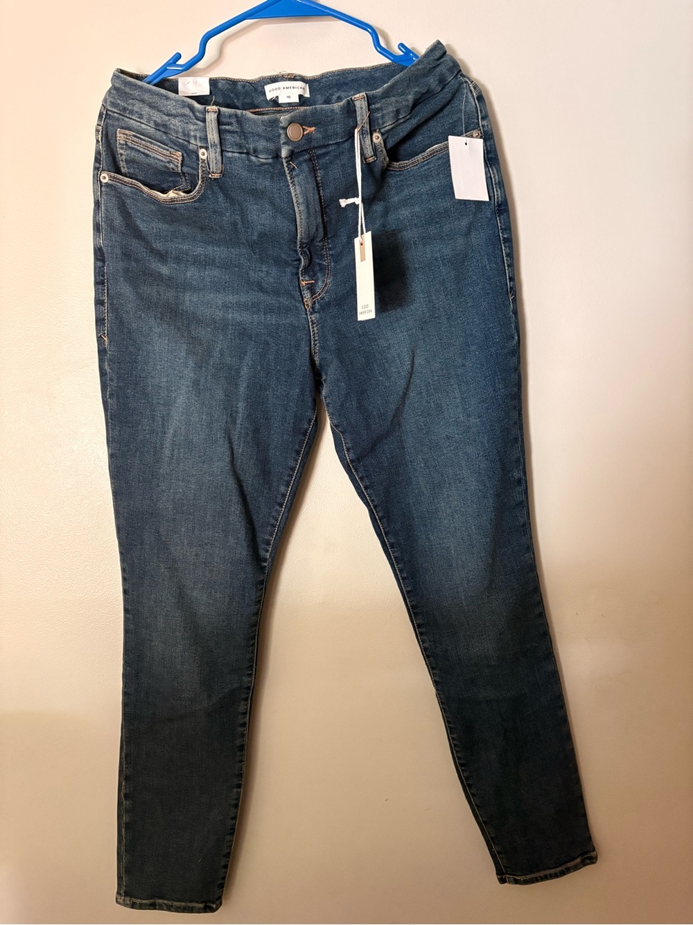 NWT Women’s Dark Blue Stretch Skinny Jeans - GOOD AMERICAN